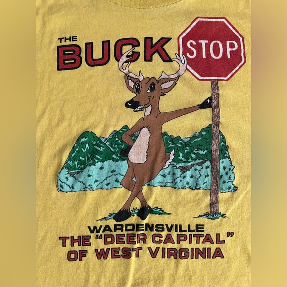 The Buck Stop — Wardensville, West Virginia (WV) The Deer Capital | Yellow | M/L - Picture 7 of 14